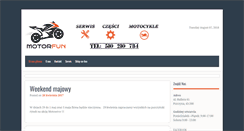 Desktop Screenshot of motorfun.pl